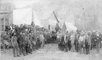 Death of Bob Ford, 1892 - Creede Historical Society #1948-CE-1c5