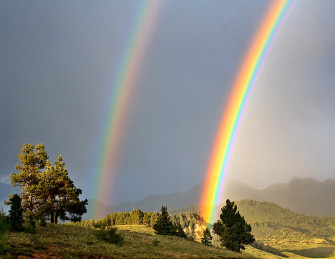 knight rainbow over the san juans